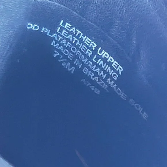 Tory Burch Brayden Perforated Leather Logo Slingback Wood Clogs. Size 7.5M - Picture 11 of 11